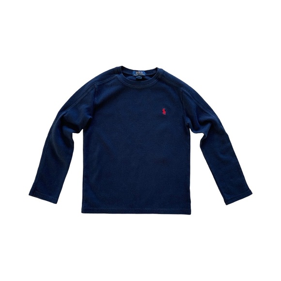 Polo Ralph Lauren Other - Polo Ralph Lauren Boys Waffle Knit Top 10/12